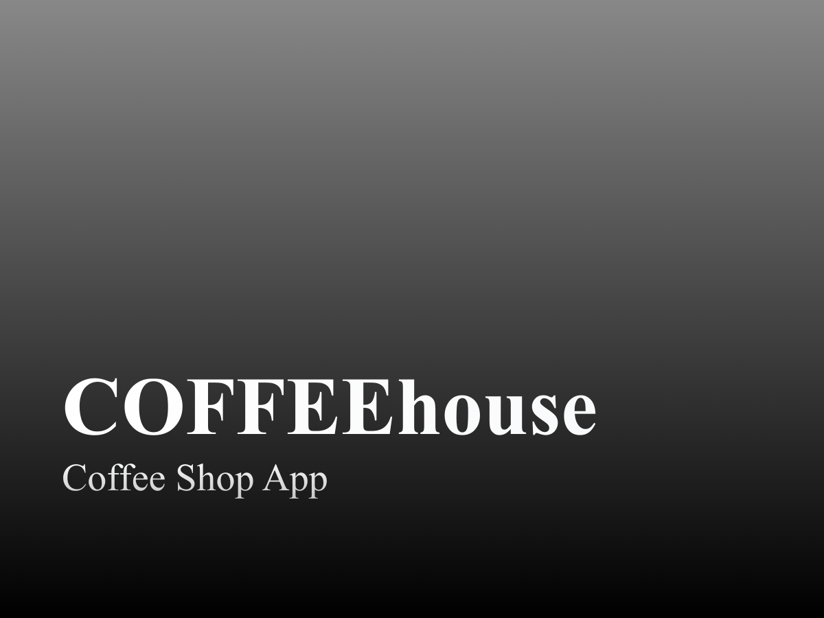 COFFEEhouse