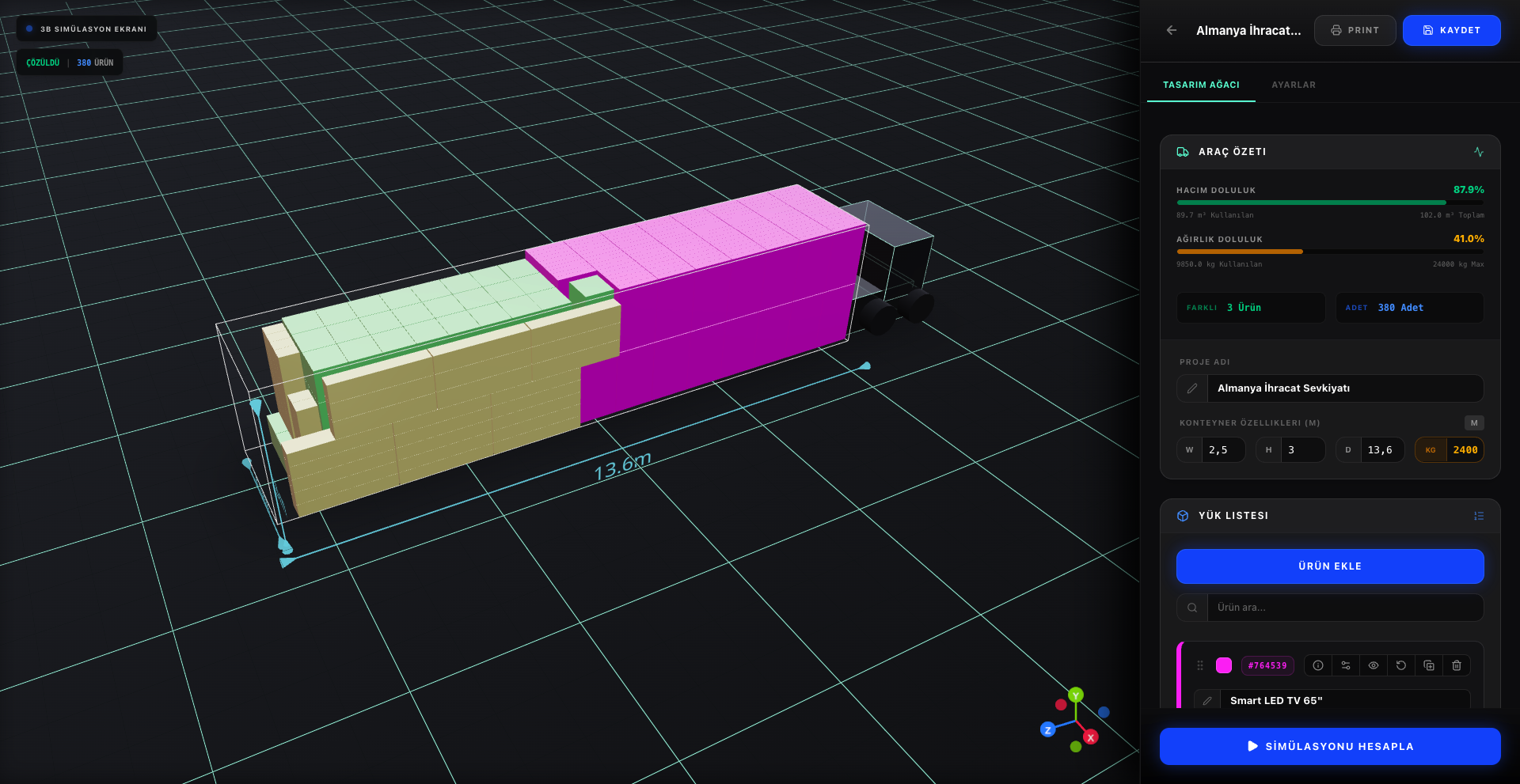 OptiLoad 3D Ekran Görüntüsü 3
